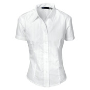Womens Tonal Stripe Shirts Short Sleeve