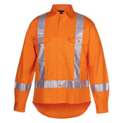 Mens Hi Vis (D+N) Long Sleeves 150G TTMC-W Tape Shirt