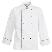 Executive Chef Jacket With Piping  Long Sleeve