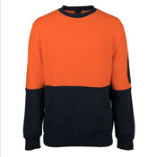 Hi-Vi (D+N) 310 Cotton Crew Neck Fleece