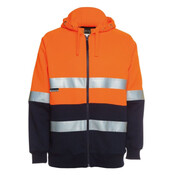 Hi-Vis (D+N) Full Zip Fleecy Hoodie