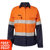 Womens HRC2 Open Front Shirt Long Sleeve