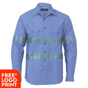 Cotton Chambray Shirt with Generic R/Tape