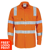 HiVis L/W Bio-motion Shoulder Stripe & "X" Back Shirt