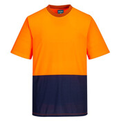 Hi Vis Contrast Class D Tee Shirt Short Sleeves