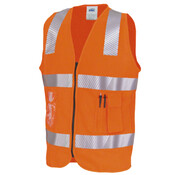 Day/Night Side Panel Safety Vest with Segment R/Tape