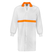 Unisex Dustcoat Long Sleeves With Knit Cuff  