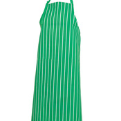 Bib Striped Apron with Pocket