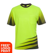 Mens Hi Vis Short Sleeve Rippa Sub Tee