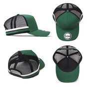 A-Frame Striped Trucker Cap