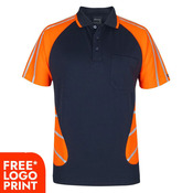 Street Spider Polo With Reflective Stripes