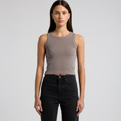 Womens Faded Organic Crop Tank