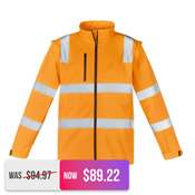 Unisex Hi Vis VIC Rail 2 In 1 Softshell Jacket