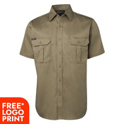 Mens S/S 190G Work Shirt