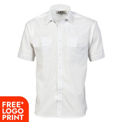 Polyester Cotton Work Shirt - Short Sleeve