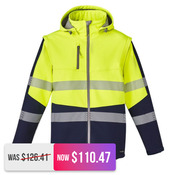 Unisex 2 in 1 Stretch Softshell Taped Jacket