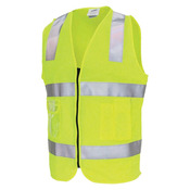 Side Panel Safety Vest with Generic Reflective Tape