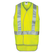 Cross Back Safety Vests with Tail