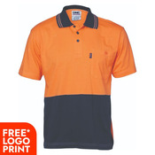 Cool Breeze Cotton Jersey Polo with Under Arm Cotton Mesh