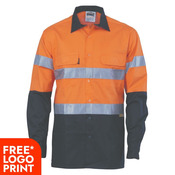 Mens HiVis Cotton Shirt with 3M 8906 R/Tape