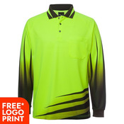 Mens Long Sleeve Rippa Sub Polo