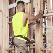 Mens His Vis Sleeveless Tee