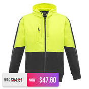 Unisex Hi Vis Full Zip Hoodie
