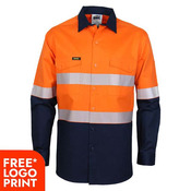 HiVis 2 Tone Segment Taped Coolight Shirt